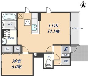 サンフォレストNの物件間取画像